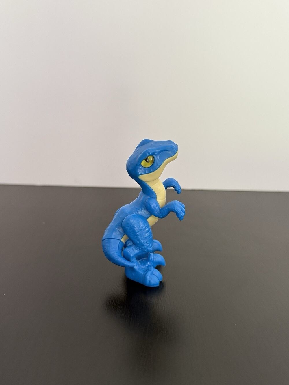 Mattel Jurassic World Blue Velociraptor Dinosaur Figure 3” Poseable Toy